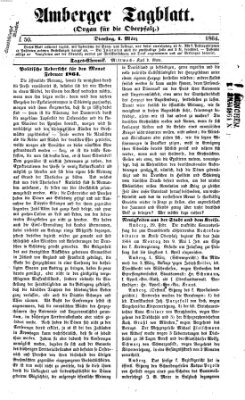 Amberger Tagblatt Dienstag 1. März 1864