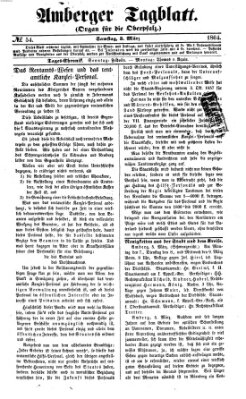 Amberger Tagblatt Samstag 5. März 1864