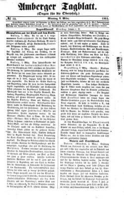 Amberger Tagblatt Montag 7. März 1864