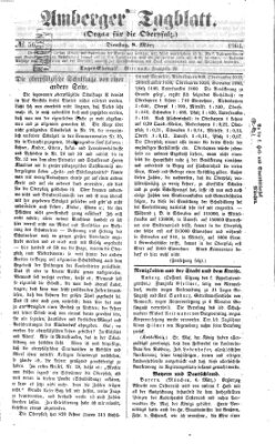 Amberger Tagblatt Dienstag 8. März 1864