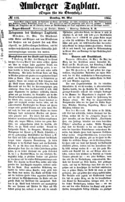 Amberger Tagblatt Samstag 21. Mai 1864