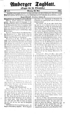 Amberger Tagblatt Montag 23. Mai 1864