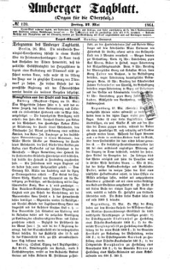 Amberger Tagblatt Freitag 27. Mai 1864