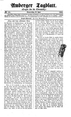 Amberger Tagblatt Donnerstag 9. Juni 1864