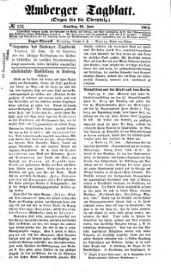 Amberger Tagblatt Samstag 11. Juni 1864