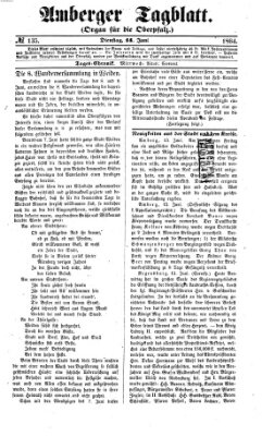 Amberger Tagblatt Dienstag 14. Juni 1864