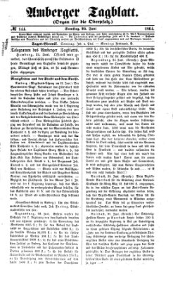 Amberger Tagblatt Samstag 25. Juni 1864