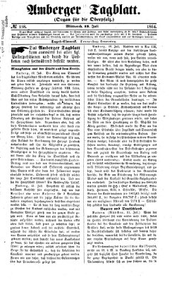 Amberger Tagblatt Mittwoch 13. Juli 1864