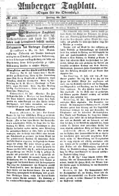 Amberger Tagblatt Freitag 15. Juli 1864