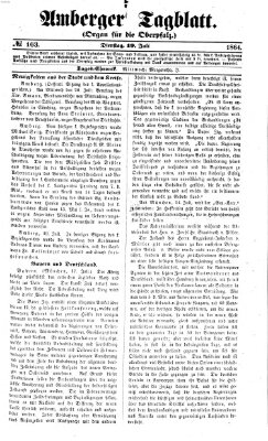 Amberger Tagblatt Dienstag 19. Juli 1864