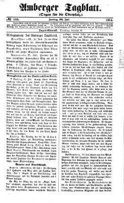 Amberger Tagblatt Freitag 22. Juli 1864