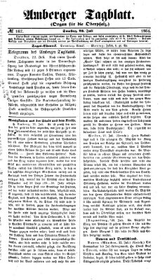 Amberger Tagblatt Samstag 23. Juli 1864