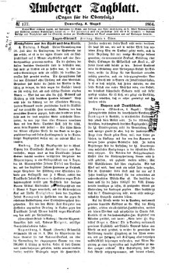 Amberger Tagblatt Donnerstag 4. August 1864