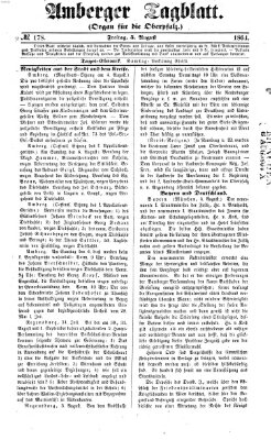 Amberger Tagblatt Freitag 5. August 1864