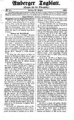 Amberger Tagblatt Freitag 12. August 1864