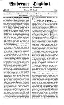 Amberger Tagblatt Montag 29. August 1864