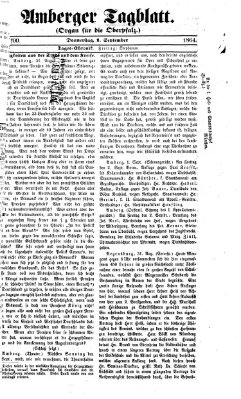 Amberger Tagblatt Donnerstag 1. September 1864