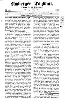 Amberger Tagblatt Montag 5. September 1864