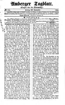 Amberger Tagblatt Freitag 30. September 1864