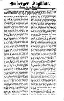 Amberger Tagblatt Montag 3. Oktober 1864