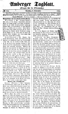 Amberger Tagblatt Samstag 5. November 1864