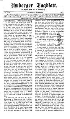 Amberger Tagblatt Montag 7. November 1864