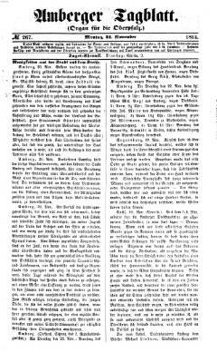 Amberger Tagblatt Montag 21. November 1864