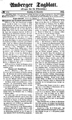 Amberger Tagblatt Samstag 3. Dezember 1864