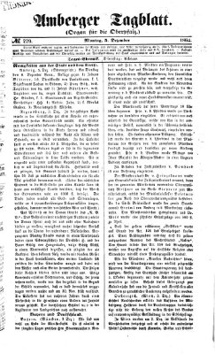 Amberger Tagblatt Montag 5. Dezember 1864
