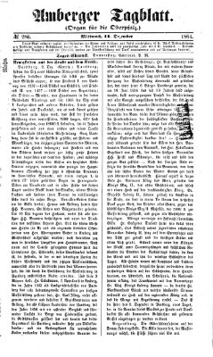 Amberger Tagblatt Mittwoch 14. Dezember 1864