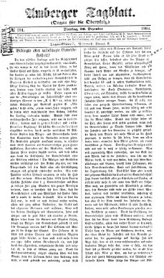 Amberger Tagblatt Dienstag 20. Dezember 1864