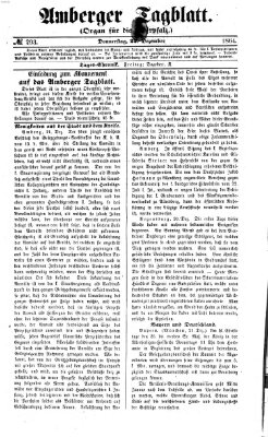 Amberger Tagblatt Donnerstag 22. Dezember 1864