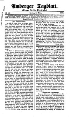 Amberger Tagblatt Freitag 3. März 1865