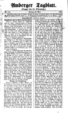 Amberger Tagblatt Freitag 12. Mai 1865