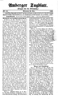 Amberger Tagblatt Mittwoch 24. Mai 1865