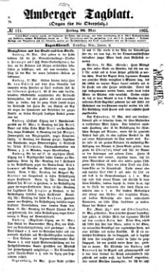 Amberger Tagblatt Freitag 26. Mai 1865