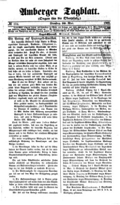 Amberger Tagblatt Dienstag 30. Mai 1865