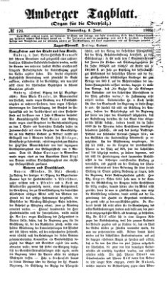 Amberger Tagblatt Donnerstag 1. Juni 1865