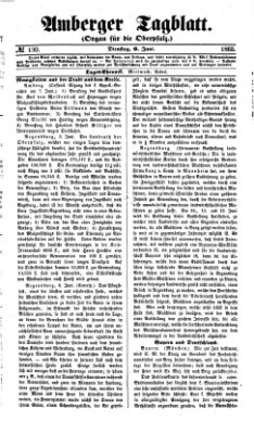 Amberger Tagblatt Dienstag 6. Juni 1865