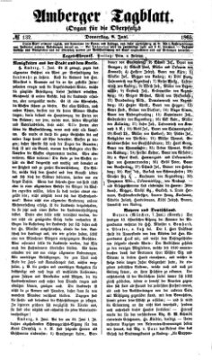 Amberger Tagblatt Donnerstag 8. Juni 1865