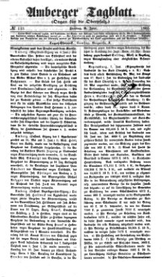 Amberger Tagblatt Freitag 9. Juni 1865