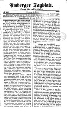 Amberger Tagblatt Dienstag 20. Juni 1865