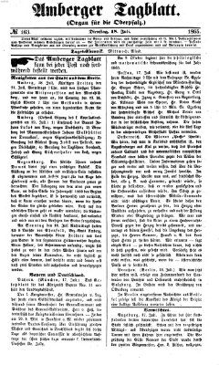 Amberger Tagblatt Dienstag 18. Juli 1865