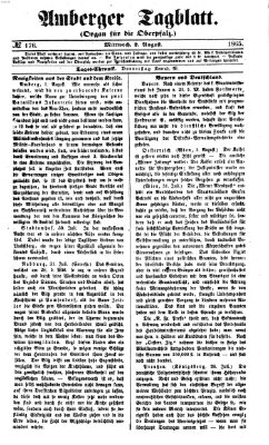 Amberger Tagblatt Mittwoch 2. August 1865