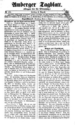 Amberger Tagblatt Freitag 4. August 1865