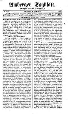 Amberger Tagblatt Mittwoch 8. November 1865