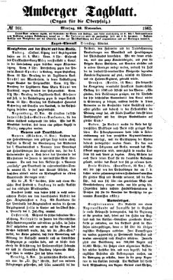 Amberger Tagblatt Montag 13. November 1865