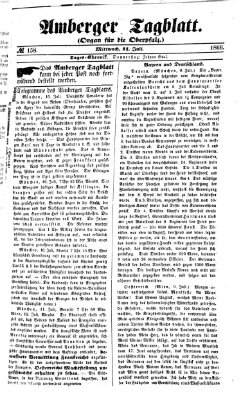 Amberger Tagblatt Mittwoch 11. Juli 1866