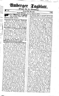 Amberger Tagblatt Donnerstag 12. Juli 1866