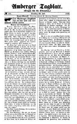 Amberger Tagblatt Samstag 14. Juli 1866